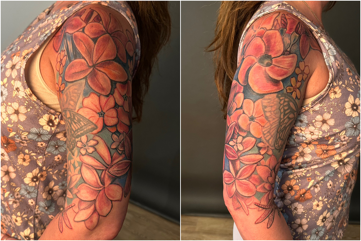 The Bloom Project — Monica's sleeve detail by Michele Aitchison