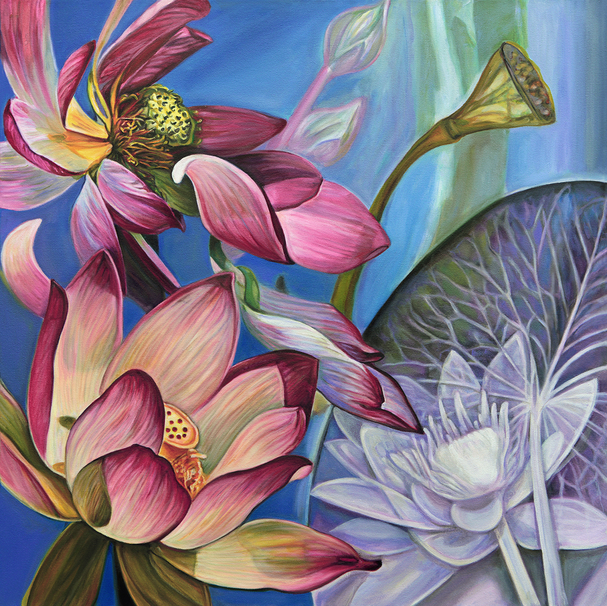 Bloom Cycle — painting by Michele Aitchison