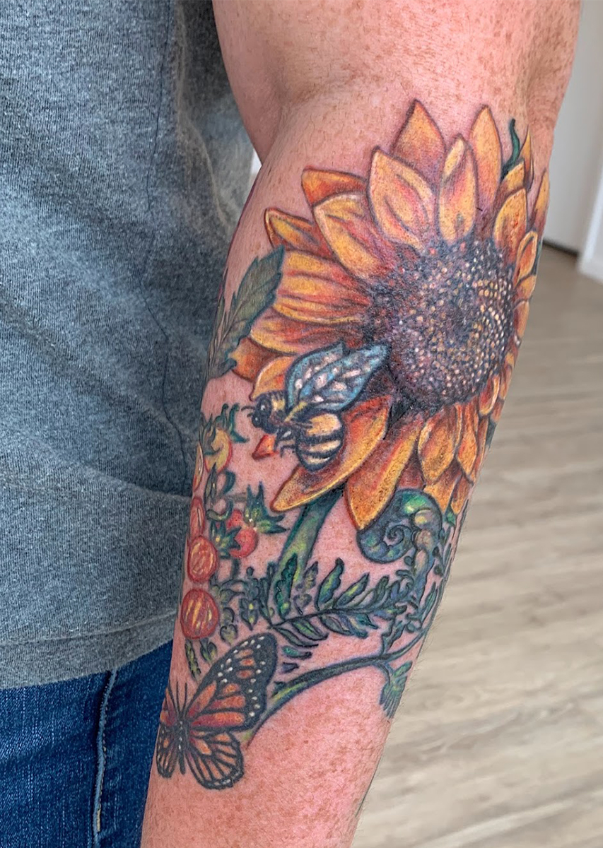 Mid-size tattoo by Michele Aitchison